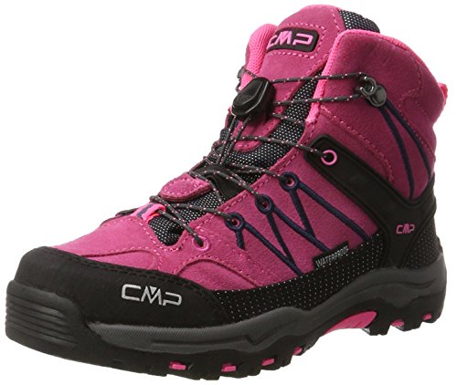 CMP Unisex Rigel Mid Wp Trekking-& Wanderstiefel , Pink (Pink Fluo-Asphalt) , 41 EU