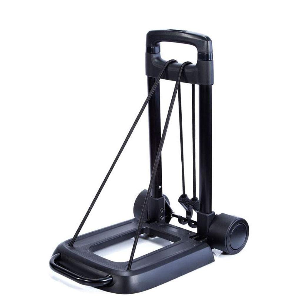 Luggage Cart Trolley, Small Cart Folding Mini Household Portable Trolley Small Trailer Grocery Shopping Cart shopping cart