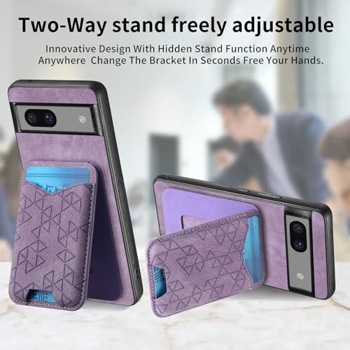 Coque Pixel 7A Asuwish Violet FGAZZJ US antichoc silicone protection intégrale - 4