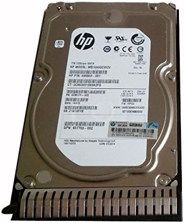 HP 695503-001 HP 1TB 7.2K 6G MDL LFF SATA SC Hard Drive
