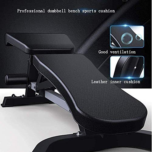 ZYLHC Adjustable  Weight Bench  Foldable  Workout  Bench , Multi-Function Workout Bench Household and Commercial Full Body Exercise Dumbbell Bench 400 Kg Weight Bench Press Training Stool 3 Color Opti