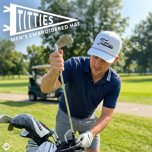 Image of Funky Junque Golf Trucker Hat | Lightweight Golf Trucker Rope Hat with Adjustable Snapback, Golf Course and Weekend Wear, Funny Golf Hats for Men and Women