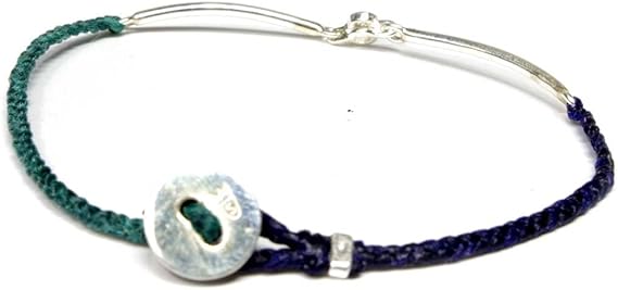 Amazon Co Jp スコーシャ Scosha Wb191 フィグメントブレスレット スターリングシルバー Figment Bracelet With Diamond Bezel Petrolio Indigo ジュエリー