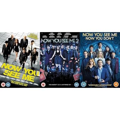 Now You See Me 1-3 Collection DVD - Now You See Me / Now You See Me 2 / Now You See Me: Now You Don't DVD Collection - Now You See Me 3 Film Collection DVD