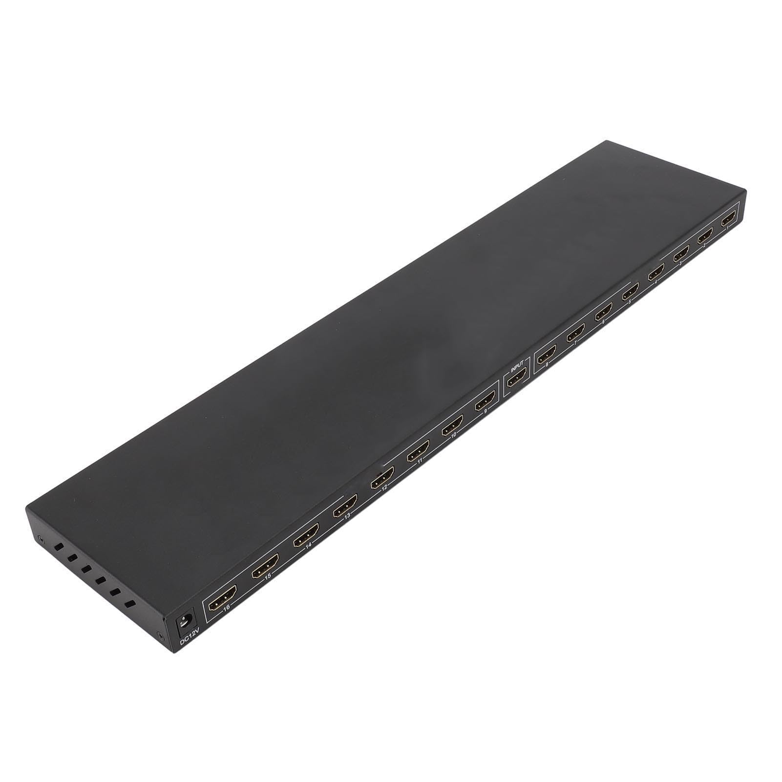 Controlador de Video Wall, 4x4 4K, Expansión de Espacio de Pantalla, Interfaz Multimedia HD, Empalmador de Video para Televisores (Enchufe de la UE)