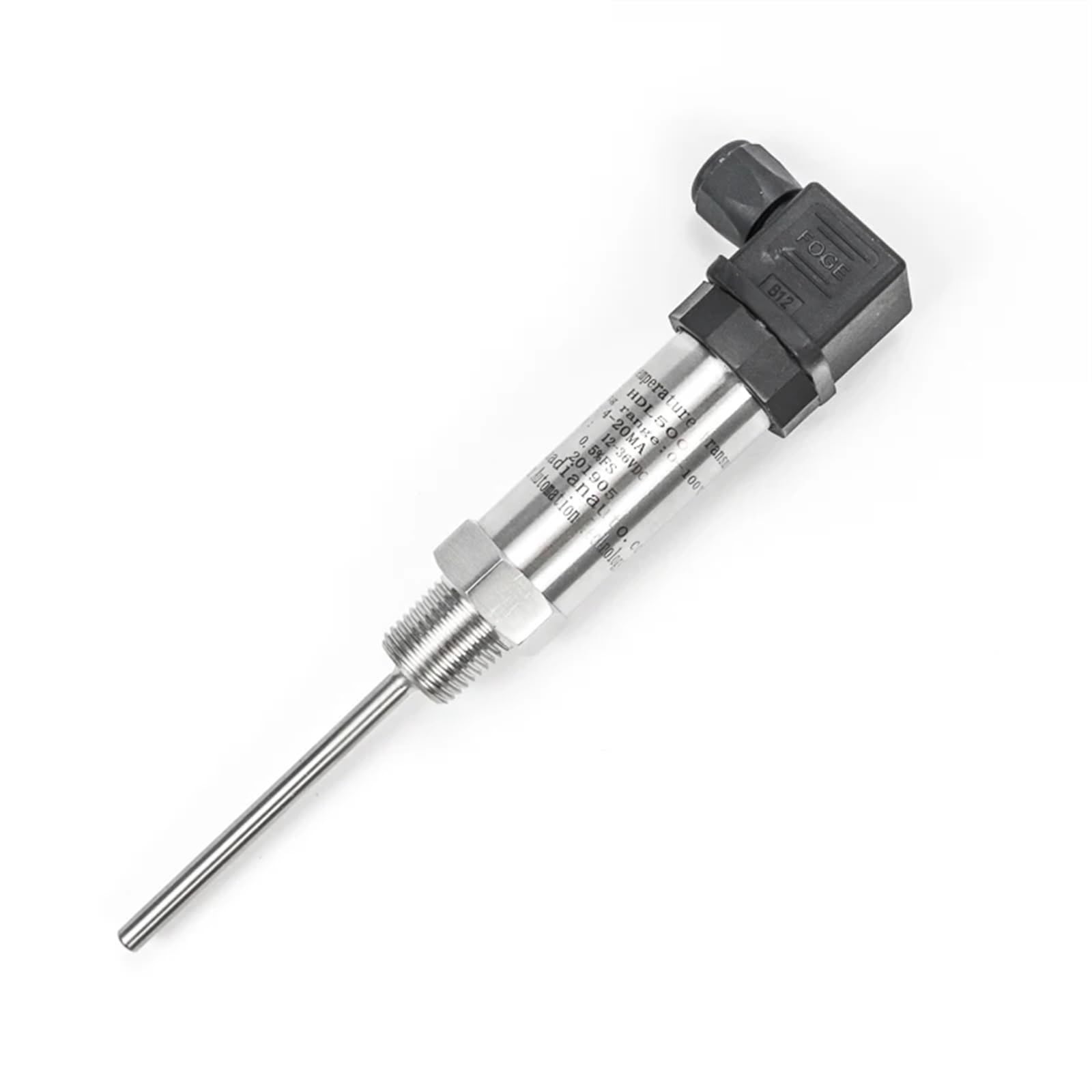 PT100 Eingang Temperatur Sensor Analog Ausgang DC24V Power Temperatur Sender 400C Messung(0-200 4-20mA)