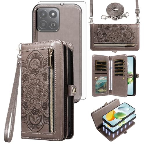 Coque Honor Play 9T 5G avec fermeture éclair pour ne plus perdre vos cartes