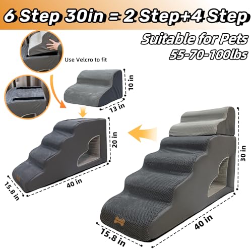 dog-stairs-for-small-dogs-to-30-inches-high-beds-6-step-dog-ramp-stair-for-18-36-inches-couch-bedpet-stairs-for-small-old-meduim-large-dogs-catsNon-Slip-balanced-6-tiers-ladder75-pounds-Studry-33D