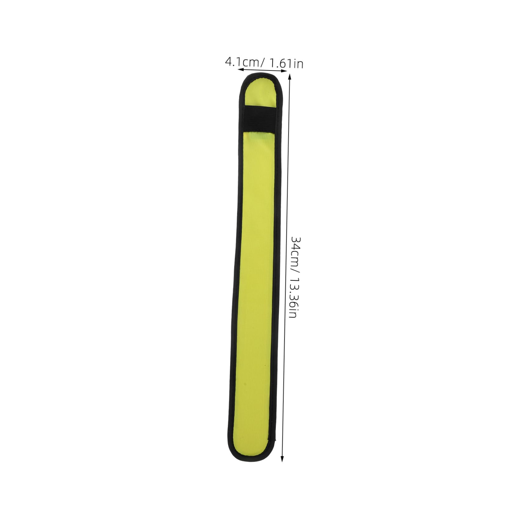 Toyvian 4 Stück Reflektoren Gürtel LED Sicherheitsband Pferdebeinband Gelb aus Stoff Verschleißfest und Tragbar für Sicheres Nachtreiten und Training