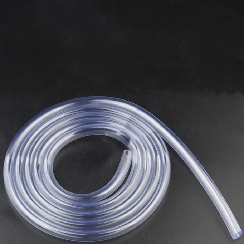 flexiable rubber Transparent Soft Pipe ID 3mm to 10mm Antifreeze Oil Hose Soft Hose Plant Watering Pots Irrigation Tube 5 Meters PVC Tube drain elastic (Size : 5 meter, Color : OD 6.5xID 4.5mm)