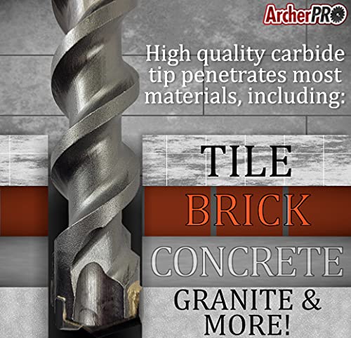 Archerpro 1-1/2” X 21" Inch Sds Max Drill Bit For Fast Concrete And Rock Drilling. Sds Max Rotary Hammer Drill Bits With Carbide Tip For Concrete And Stone. Perfect For Use With Dexpan. #TOP1