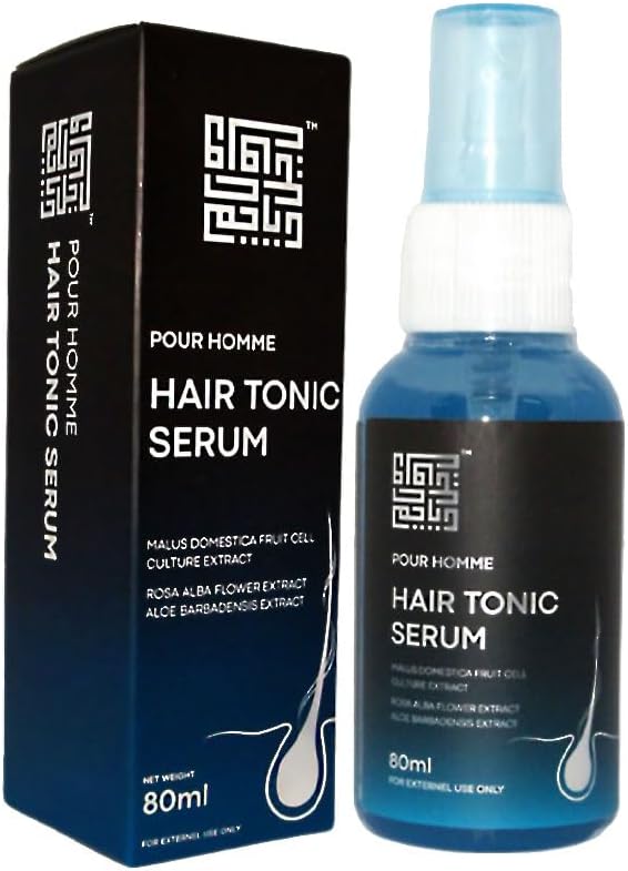 Hair Serum Tonic for Men infused with Malus Domestica Fruit Cell Culture Extract, 2.54 Ounce (Pack of 1)