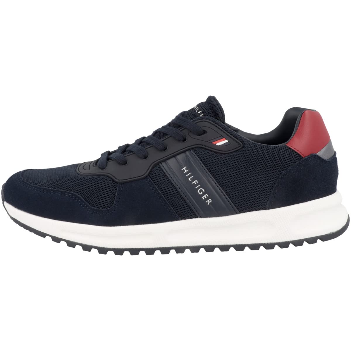 Tommy Hilfiger Corporate Mix Runner Moderno, Tenis Hombre