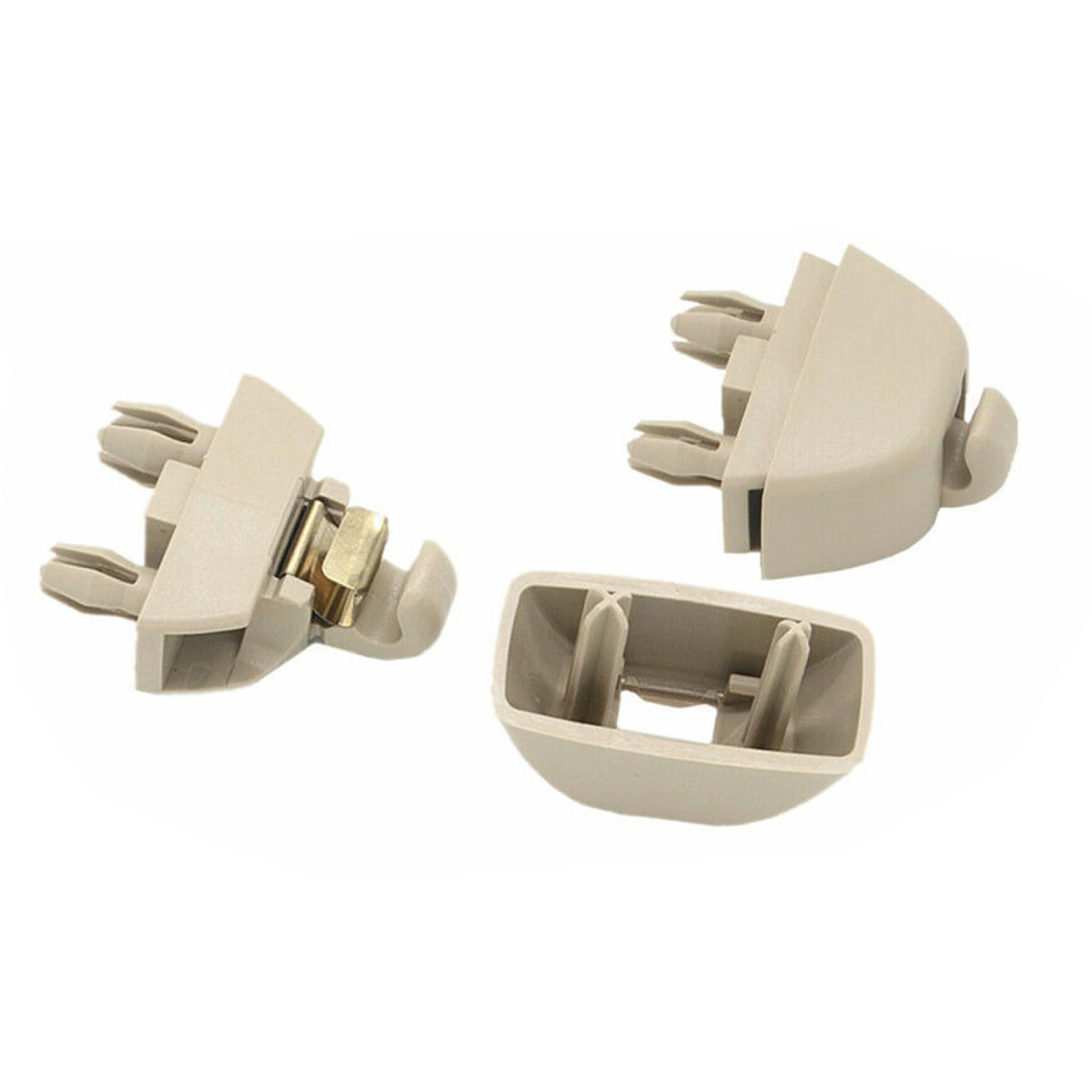 Ganci Parasole Auto Norhogo - Ricambio Per Audi A3 A4 A5 A6 Q3 Q5 | Plastica ABS | Grigio - Foto 8