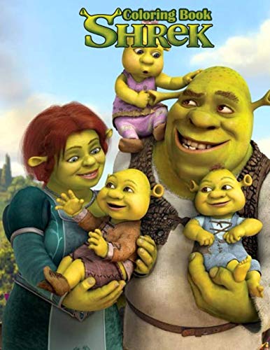 Shrek JUMBO Coloring Book: SUPER FUN AND CREATIVE SHREK COLORING BOOK!