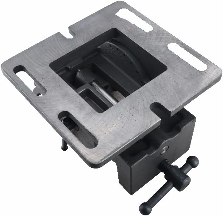 3"/4"Precision Milling Machine Vise Tilting Guide Rod Angle Flat-nose Pliers Drilling Bench Clamp with High Efficiency(3 inch)