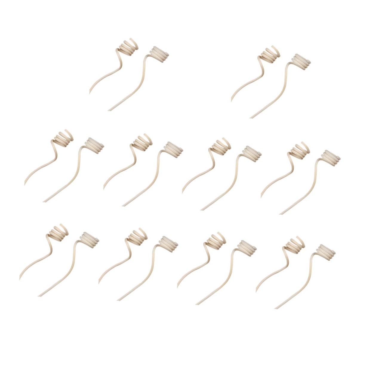 ABOOFAN Essential Oil Diffuser Sticks 20pcs Rattan Sticks Large Spiral Heads Natural Diffusers for Home Office Wedding