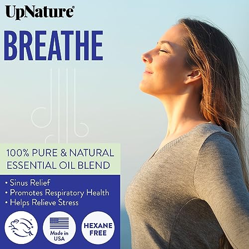 Breathe Essential Oil Blend 2 OZBreathe Easy For Allergy, Sinus, Cough And