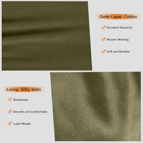 4 Pieces Satin Lined Turban Silky Head Wraps for Men, Halo Turban Mens Turban Head Scarf for Hair3