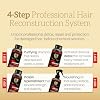 Robson Peluquero CCRP Turbo Pre-Chemical Hair Care Set, 4-Step Reconstructor & Activated Charcoal Detox (3x16.9 Fl Oz + 1x10.1 Fl Oz) Professional Haircare Kit for Damaged, Chemically Treated Hair