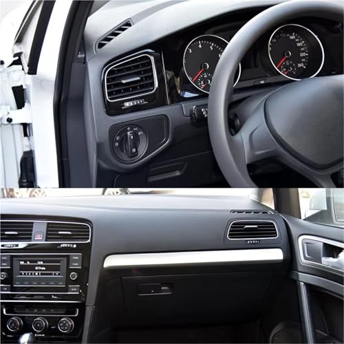 Cadre d'aération Golf 7 en ABS robuste pour console centrale MK7