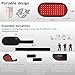 Red Light Therapy Pad for Body, 660nm & 850nm Light Therapy Wrap with Dual Straps, 5-Level Adjustable Heating for Back Waist Shoulder Knee,Portable Red Light Belt(Plug-in Version）