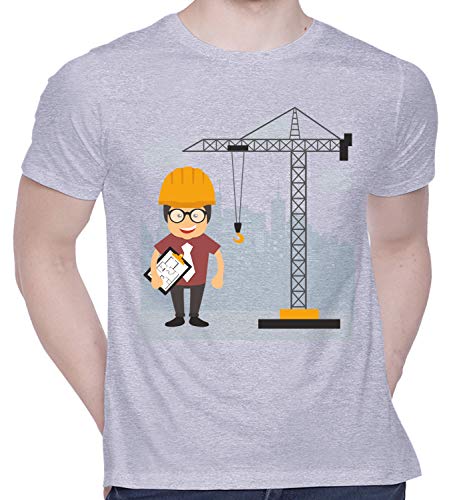 Image of CreativiT Graphic Printed T-Shirt for Unisex Engineer Tshirt | Casual Half Sleeve Round Neck T-Shirt | 100% Cotton | D00152-16