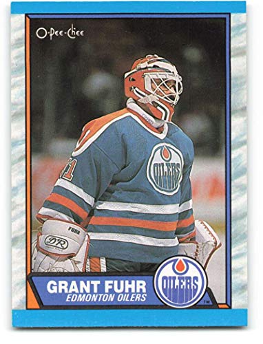 1989-90 O-Pee-Chee #192 Grant Fuhr Edmonton Oilers NHL Hockey Card NM-MT