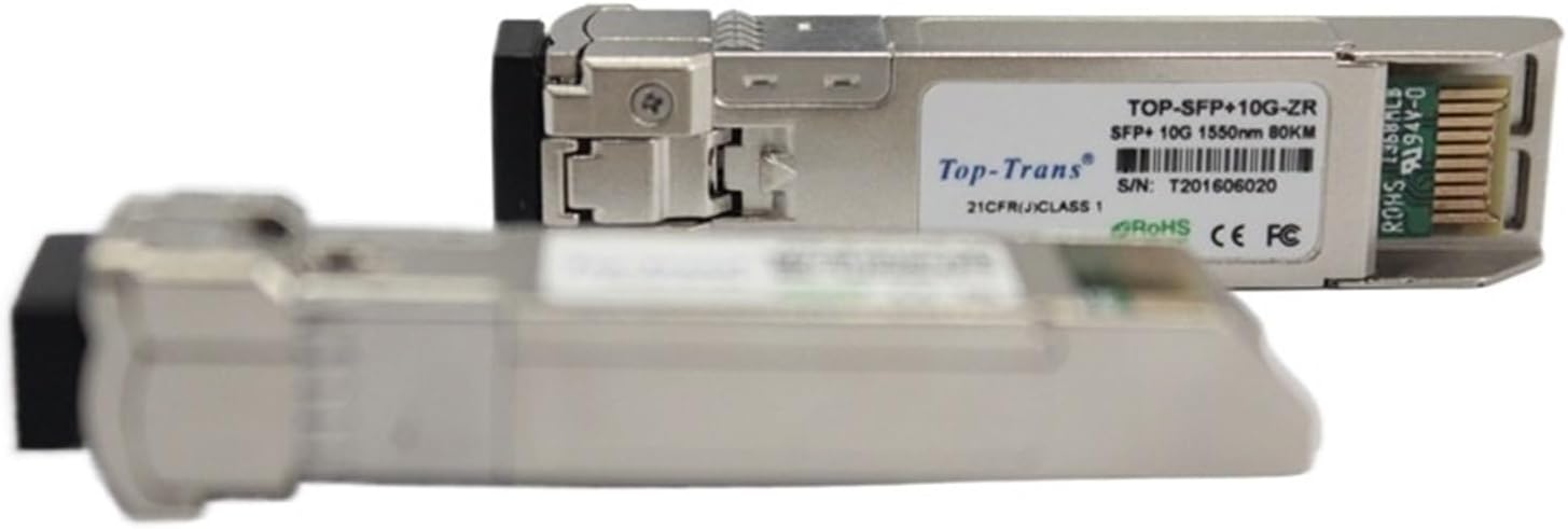 Compatible with 10G 10G 1550NM 80KM LC Single-Mode ZR Fiber Optic Module Compatible with All Major Brands