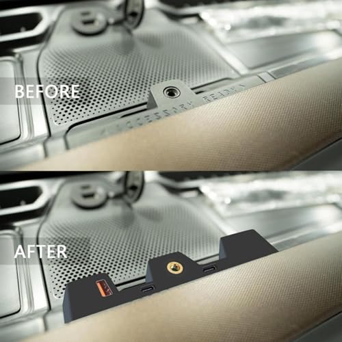 Hub USB de coche Shurhome para cargar múltiples dispositivos en el salpicadero sin cables 4
