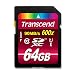 Produktbild Transcend TS64GSDXC10U1 - memory card SDXC 64GB Class10 UHS-I