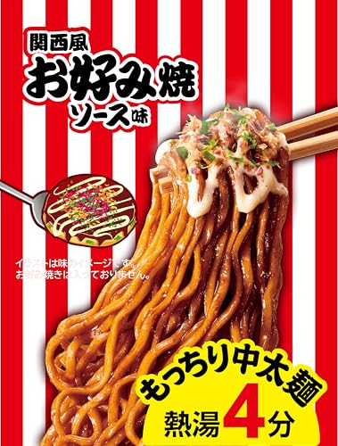明星 一平ちゃん夜店の焼そば 関西風お好み焼ソース味