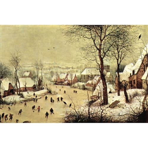 Paysage d'hiver avec des patineurs Bruegel - Habillez vos grands murs vides avec art