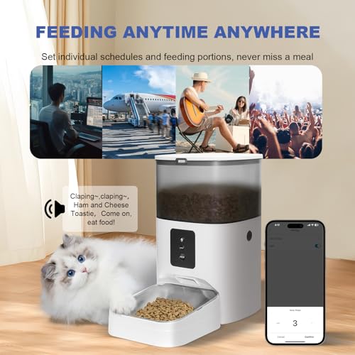 Smart Pet Feeder with Camera and Audio