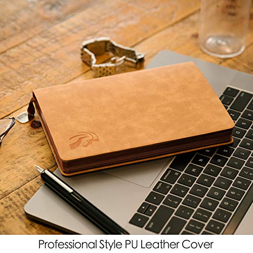 LeStallion-Nice-Leather-Journal-For-Men-Women-120GSM-Fountain-Pen-Notebook-210-Numbered-Pages-Table-Contents-A5-Soft-Cover-Personal-Work-Daily-Journal-High-End-Luxury-Notebook-For-Writing