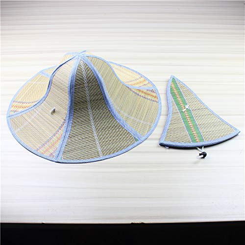 OET ® Unisex Mat Grass Foldable Agricultural Outsider Repent Sun Protection Straw Hat
