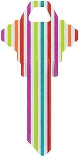 Wackey Stripes House & Office Blank Single Sided Universal Key - Pack of 6