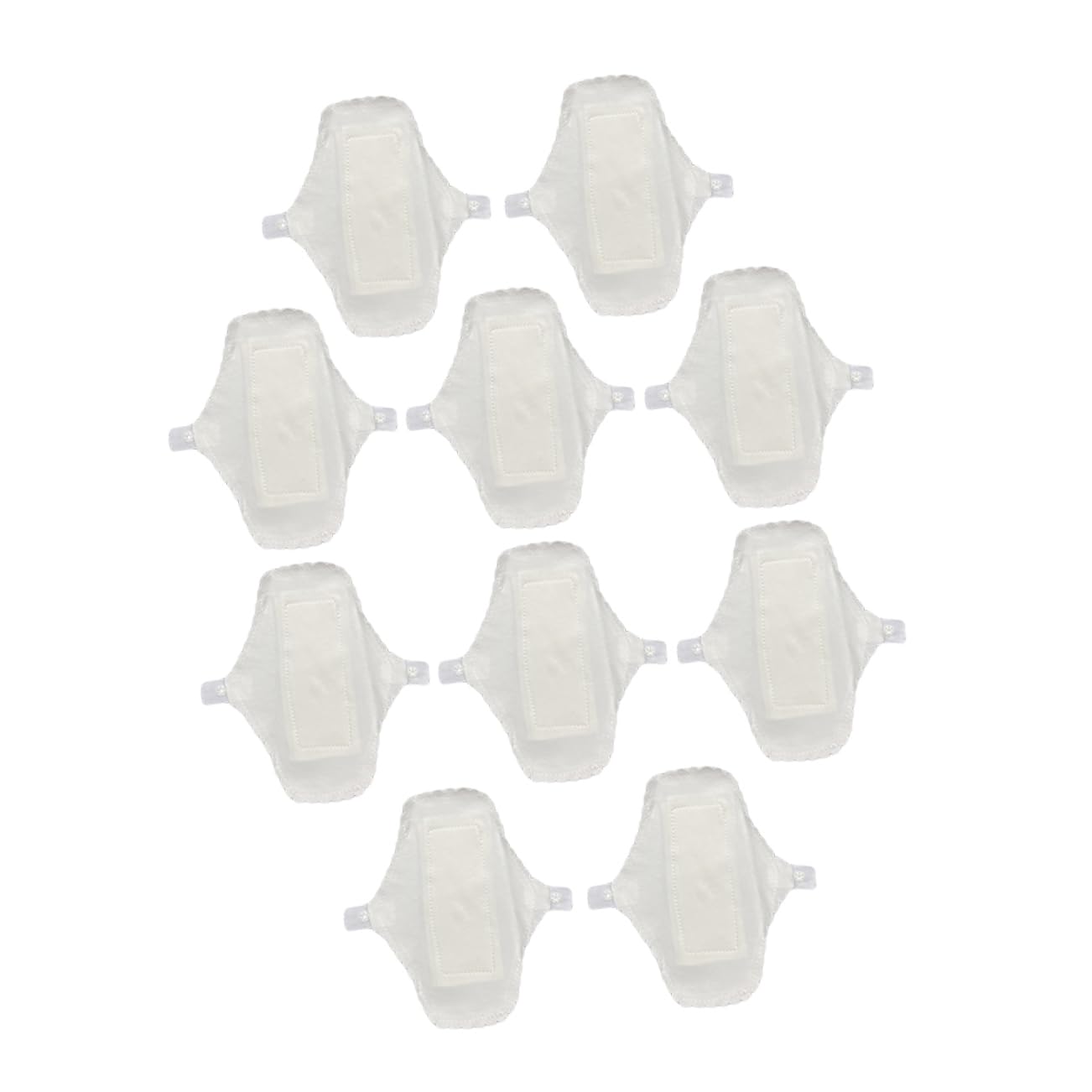 FOMIYES 3er-set Wiederverwendbare Binden Menstruationsbinden Slipeinlagen Aus Baumwolle Für Frauen Weich Bequem Und Hautfreundlich 10 Stück X 3
