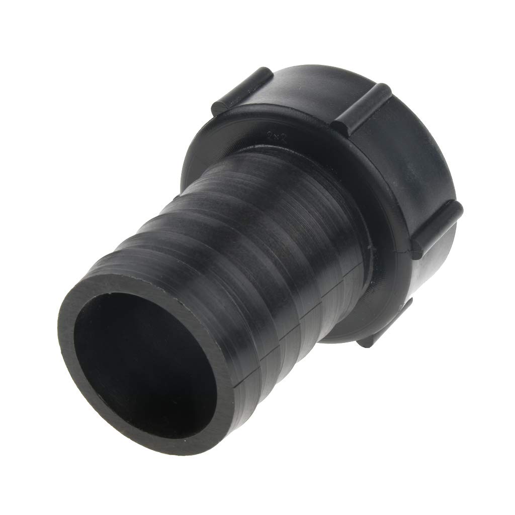 VMS INDIA IBC Tote Tank Adapter Coarse Thread Water Tank Connector Fitting Black 50mm-picture-29