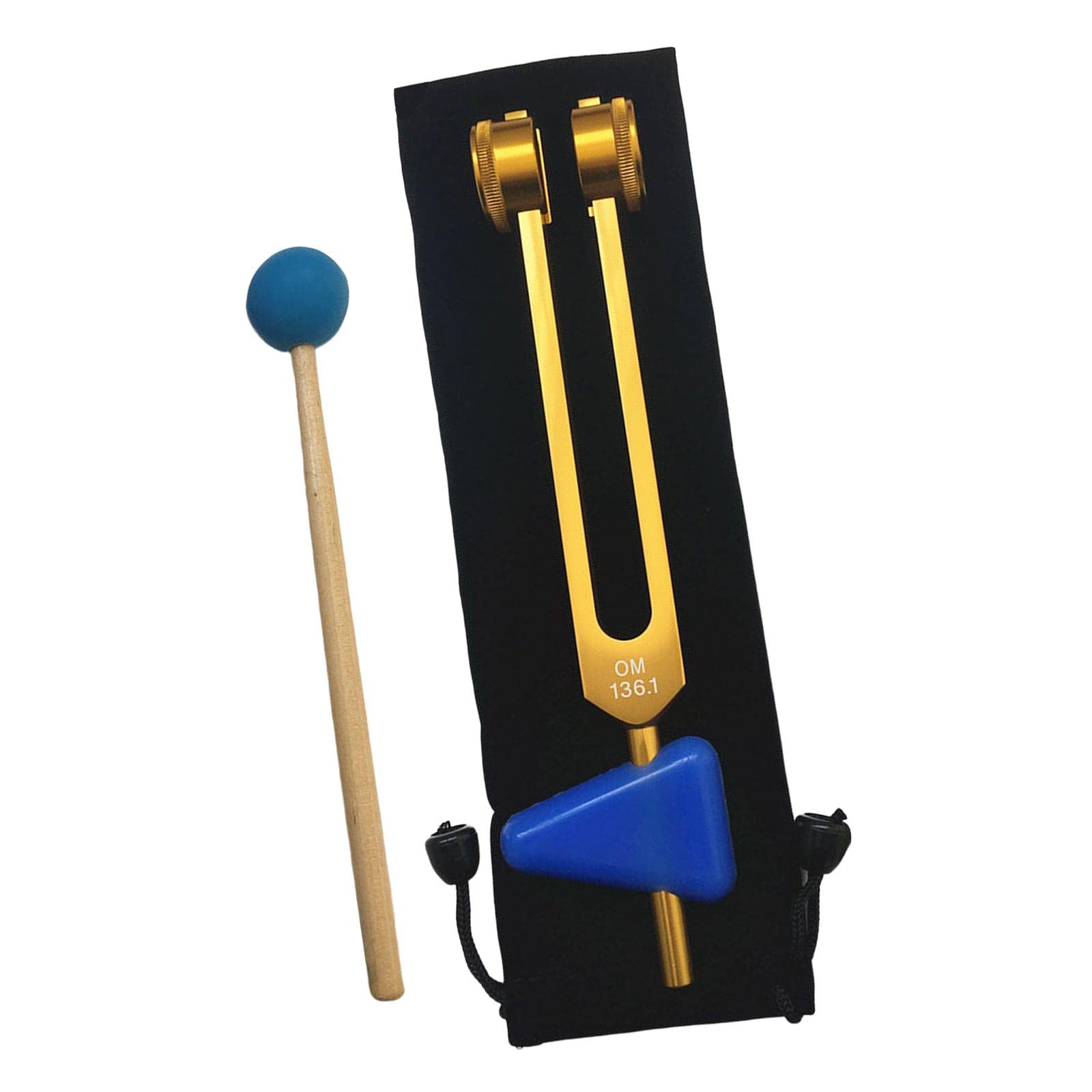 136.1 Hz Tuning Forks Set with Storage Bag for Sound Meditation Aureate-image-7