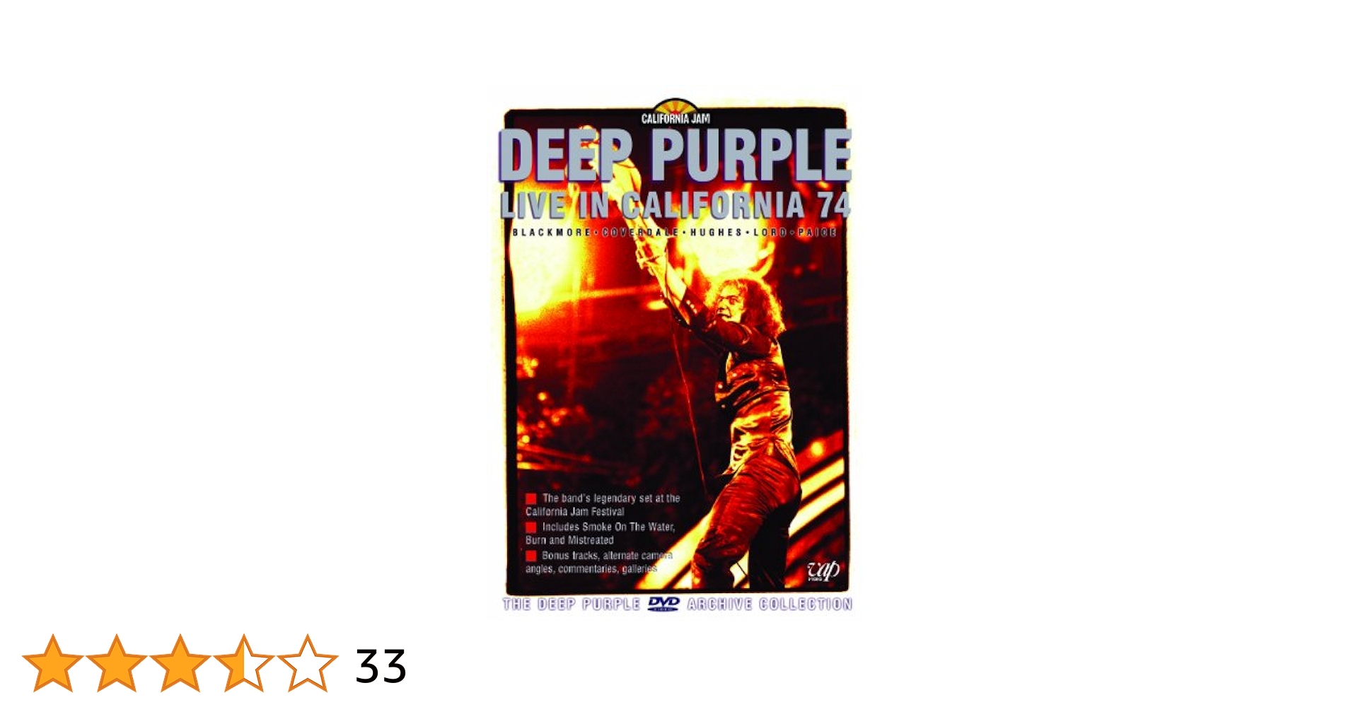 Amazon.co.jp: ディープ・パープル 1974 カリフォルニア・ジャム