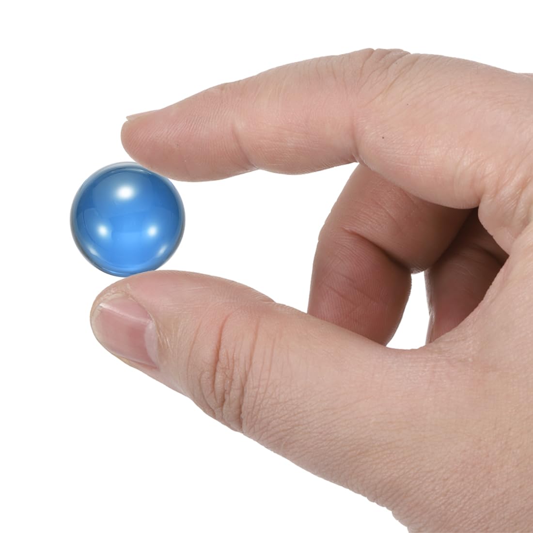 QUARKZMAN Sfera Acrilica Trasparente Per Giocoleria 1"- 25mm Blu