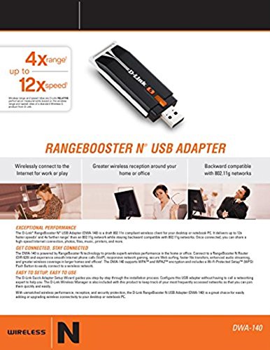 D-LinkDWA-140 Wireless N USB-Stick