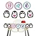Kreatwow Pingouin 1er Fête d'anniversaire Fournitures Pingouin Une Chaise Haute Bannière pour Premier Anniversaire Décorations