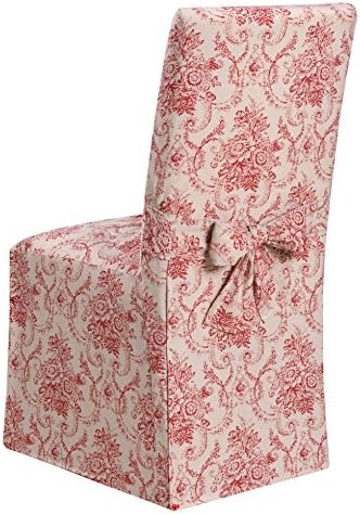 Madison Chateau SLIPCOVER Dining Room Chair SLICOVER, Red