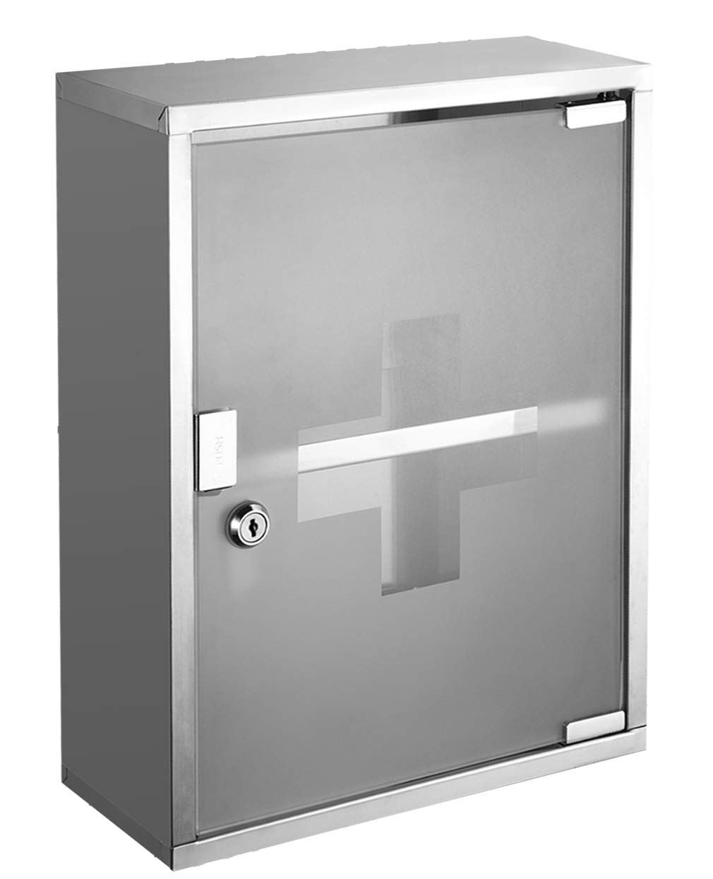 Locking Medicine First Aid Cabinet from 17.75" H x 12" W x 4.75" D. Elevate Organization and Protection with This Secure, Stylish, and Modern Style Cabinet.