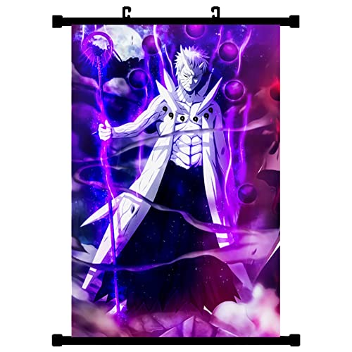 Naruto Hecho de paño Póster de Anime Póster de Naruto para decoración de Pared pósters de Anime...