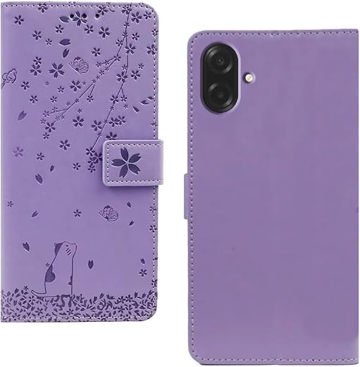 amazon basics Samsung Galaxy M17E 5G Flip Cover | Card Pockets Wallet &amp; Stand | Flip Cover for Samsung Galaxy M17E 5G (Pur...