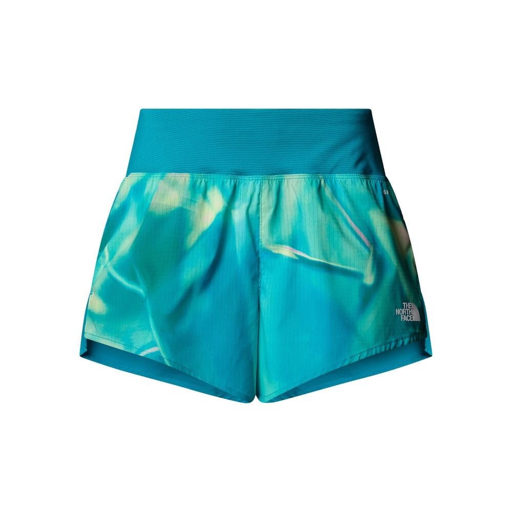 The North Face Women's Sunriser 3In Sht Shorts, Galactic Blue Prisms Pr, XL