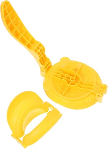 2 unids Presser Gauge Manual Duty Pizza Herramientas Prácticas Gadget Tortilla Envoltura Azúcar Hogar Envoltura Plástico Pesado Rotación Molde Roti